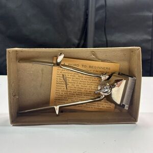 Trimmer Manual Shearer Vintage Mechanical Hair Barbershop Tool Clipper